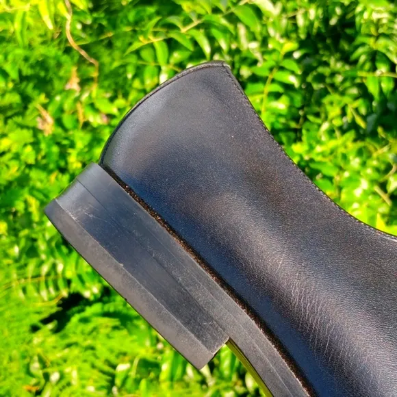 GIFENNSE MEN'S HAND MADE DRESS BLACK CHUKKA OXFORDS