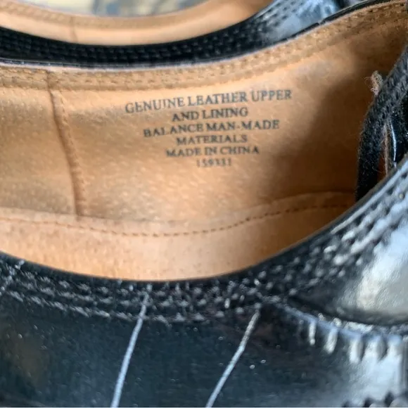 Giorgio Brutini Black Leather Lace-Up Dress Shoes - Men’s Size 10M- New Heels!