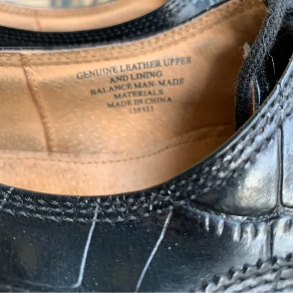Giorgio Brutini Black Leather Lace-Up Dress Shoes - Men’s Size 10M- New Heels!