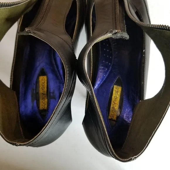 GLORY GOLD Label  luxury sling strap platform heels shoes - 11