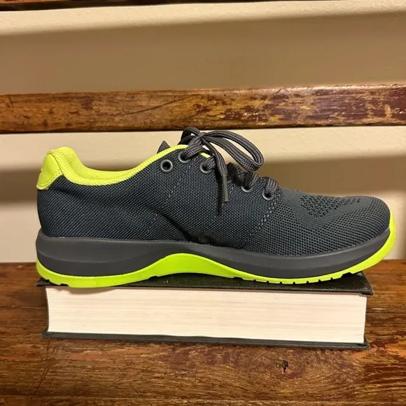 Go Ruck Ballistic Trainers Wolf Grey   Acid Lime Green Athletic Shoes Sneakers