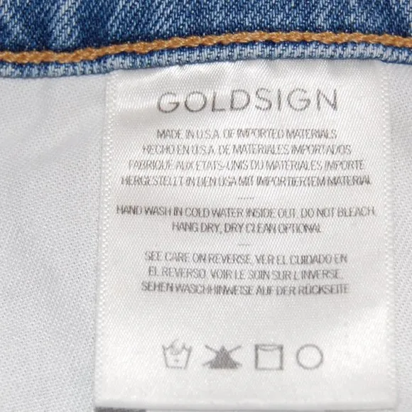 GOLDSIGN The Cropped A Jeans Alina 31