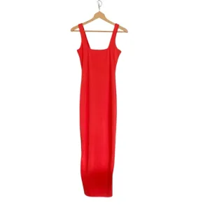 Good American Modern Tank Roma002 Orange Sleeveless Bodycon Maxi Dress size S