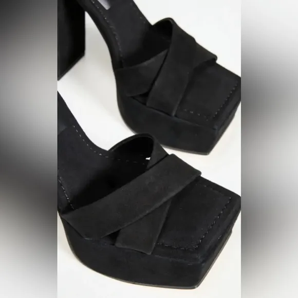 🖤Good American Platform Heel Sandals