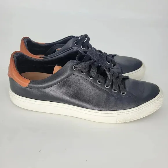 Good man brand made in italy legend London brown black sneakers shoes size 9