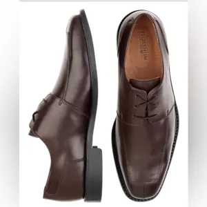 Grandpa Florsheim Burgundy Leather Dress Oxford Shoes Men's 10.5