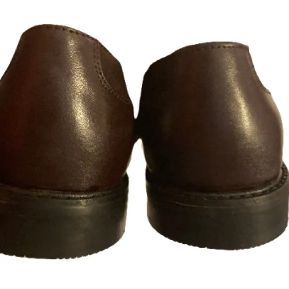 Grandpa Florsheim Burgundy Leather Dress Oxford Shoes Men's 10.5