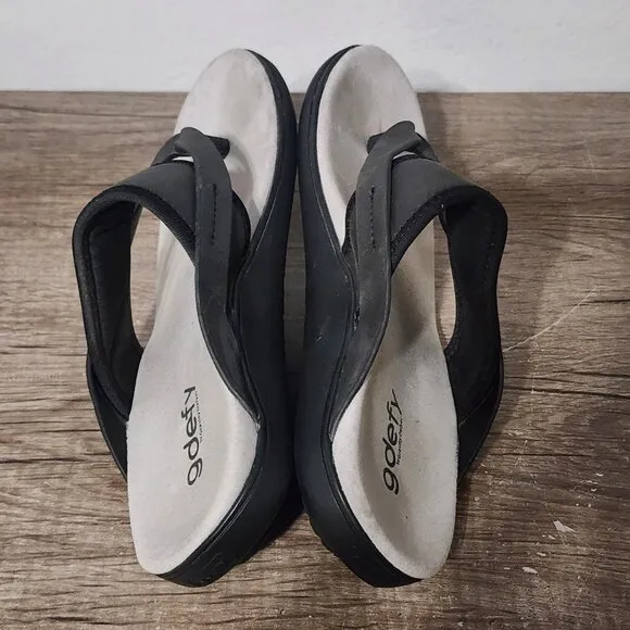 Gravity Defyer G-Defy Gimor Women's Sandals Shoes Size 9 Black