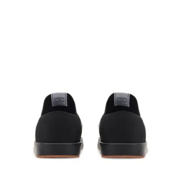 GREATS Mens Black Ribbed-Instep Collapsible Heel Foster Slippers Shoes 11 M