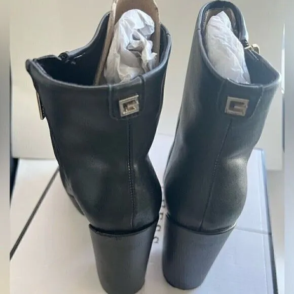 GUESS Women's Crafty 9.5M Heavy Platform Booties boots high heels,  club shoes