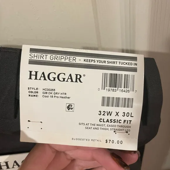 Haggar 32Wx30L classic fit men’s pants