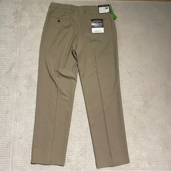 Haggar Premium Comfort Dress Pant Classic Fit 36x32 pants