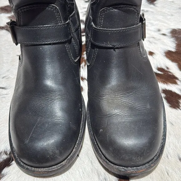 HARLEY-DAVIDSON Booker Motorcycle Riding Boots size 8 A13