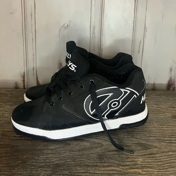 Heely’s Propel 2.0 Mens black white sneakers shoes 7