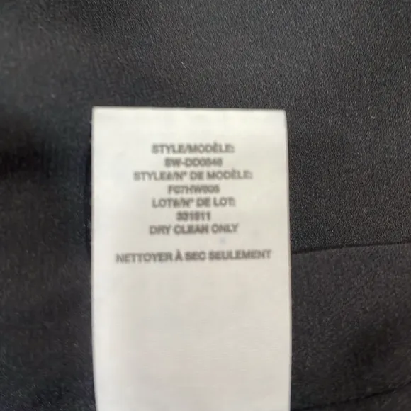 Helmut Lang Black Sheath Dress Size 6 Stretch Crepe Classic EUC