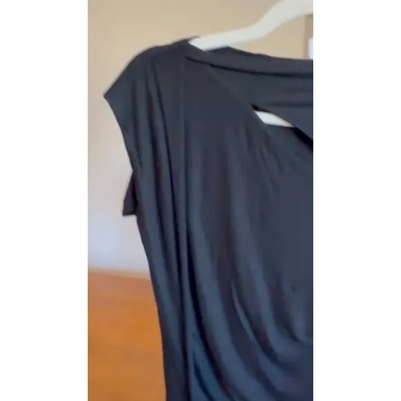 Helmut Lang Scala Cut Out Dress – NWT – Size Small – Black Mini