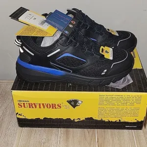 Herman Survivors Cary Soft Toe Work Shoes 8.5 Mens Slip Resistant