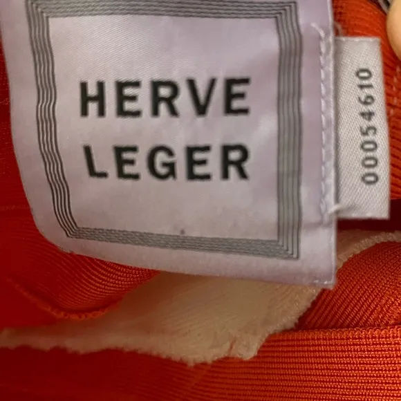 😍HERVE LEGER COLORBLOCK STRAPLESS DRESS MSRP$1,050.00!!!!