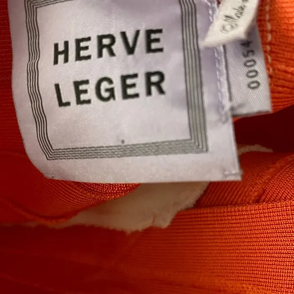 😍HERVE LEGER COLORBLOCK STRAPLESS DRESS MSRP$1,050.00!!!!