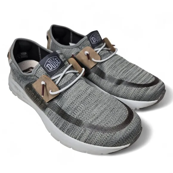 Hey Dude Sirocco Boat Shoes Men's Slip On Breathable Mesh Preppy Boho 15