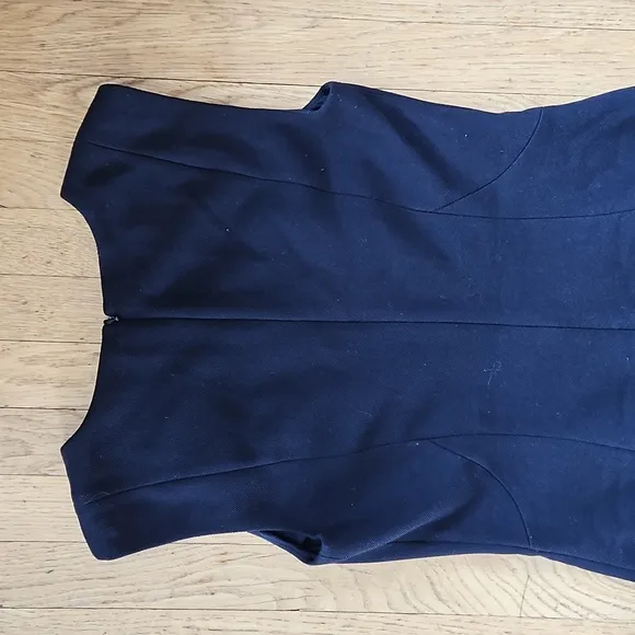 HOBBS navy classic sheath dress 6