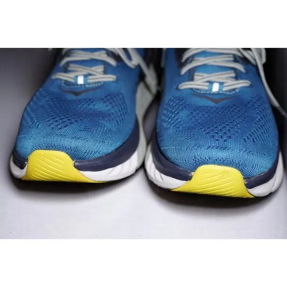 HOKA Arahi 3 Men’s Size 11 Blue Yellow Stability Running Shoes BSMI EU 45⅓