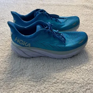 Hoka Blue Athletic Shoes with Streamlined Design
