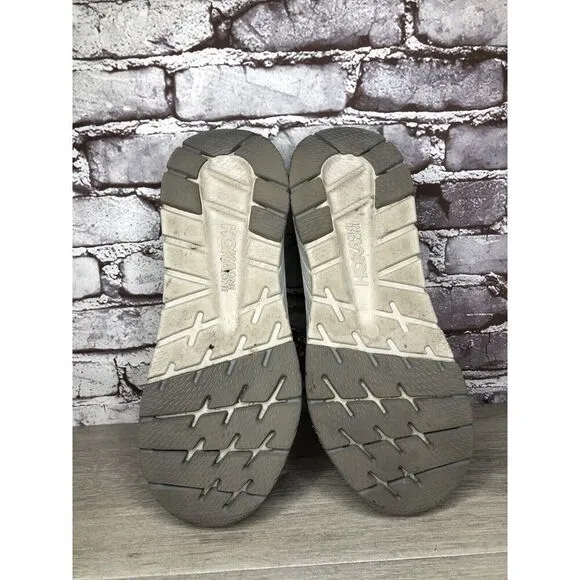 Hoka Cavu 3 Slip Lunar Rock Charcoal Grey Fabric Slip On Running Shoes Men Sz 10