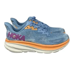 Hoka Clifton 9 Women's Running Shoes Blue Size 6.5 Lightweight Cushioned