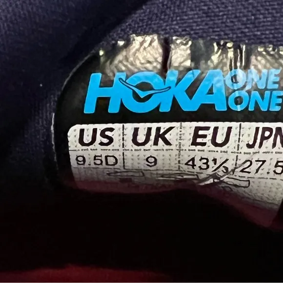 Hoka Gaviota 5 Navy Blue Sneaker 9.5