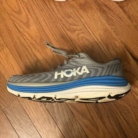 Hoka Men's Gaviota 5 Limestone / Diva Blue Running Shoes