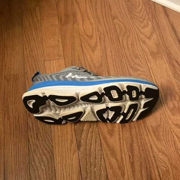 Hoka Men's Gaviota 5 Limestone / Diva Blue Running Shoes