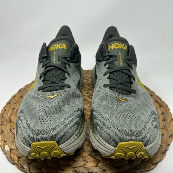 HOKA ONE Challenger ATR 7 Running Shoes Olive Haze Forest Cover Size 13 WIDE