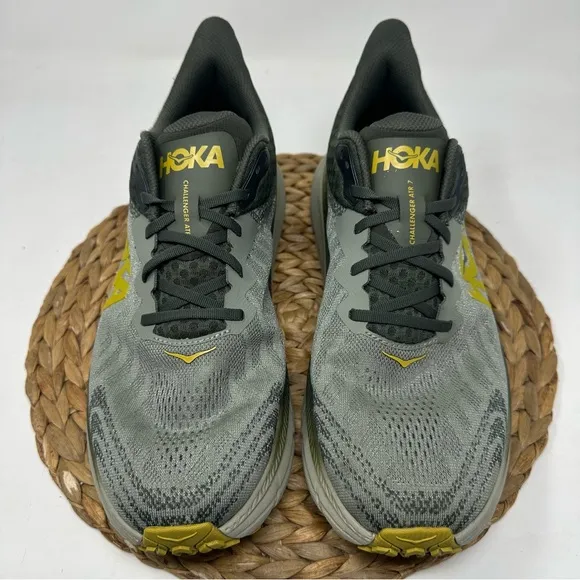HOKA ONE Challenger ATR 7 Running Shoes Olive Haze Forest Cover Size 13 WIDE