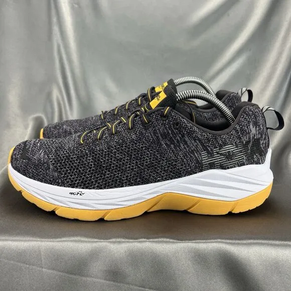 Hoka One M Mach Running Shoes Men's 10.5 Iron Gray Athletic Sneaker 1019279 NIAL