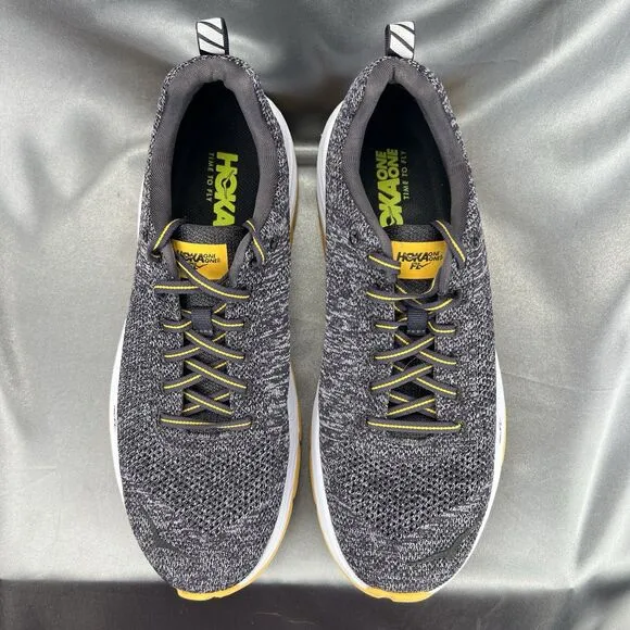 Hoka One M Mach Running Shoes Men's 10.5 Iron Gray Athletic Sneaker 1019279 NIAL