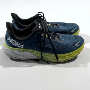 Hoka One Mens Arahi 6 Blue Running Comfort Athletic Shoes Sneakers BGBCR Sz 12