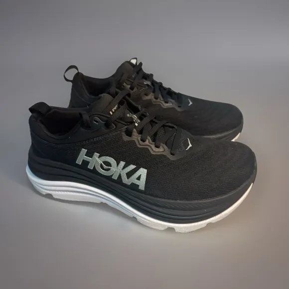 Hoka One One Gaviota 5 Women’s Size 8 Black Running Shoes Cushioned Worn Once