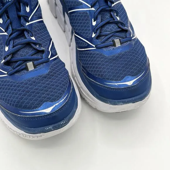 Hoka One One Mens Odyssey Blue White Running Shoes Sneakers Men's Size 9