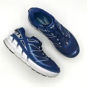Hoka One One Mens Odyssey Blue White Running Shoes Sneakers Men's Size 9