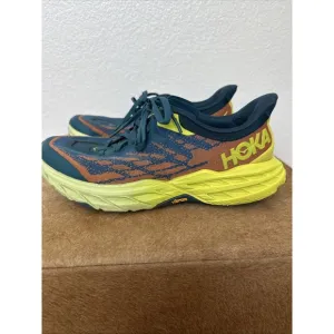 Hoka One One Mens Speedgoat 5 1123157 BCEP Blue Running Shoes Sneakers Size 8.5D