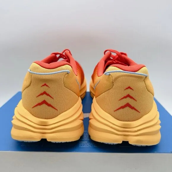 Hoka One One Rincon 3 Running Shoes Fiesta Amber Yellow Mens US 11.5 EE Wide