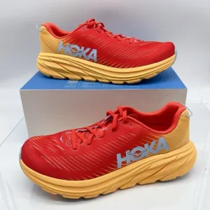 Hoka One One Rincon 3 Running Shoes Fiesta Amber Yellow Mens US 11.5 EE Wide