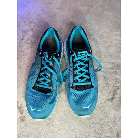 Hoka One One Women's Cavu Profly Blue Running Sneakers Size 9.5