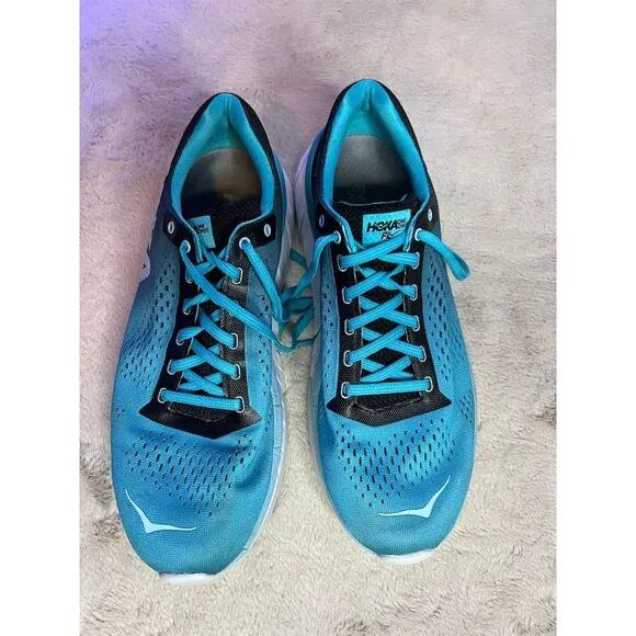 Hoka One One Women's Cavu Profly Blue Running Sneakers Size 9.5