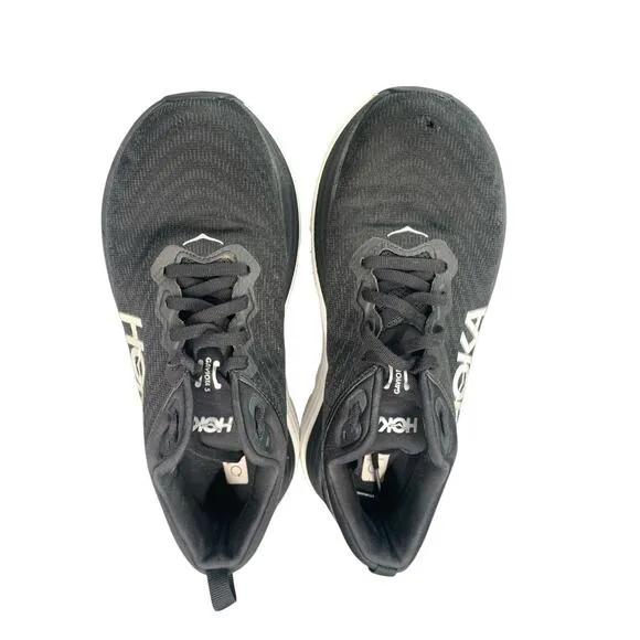 Hoka One One Women’s Gaviota 5 Running Shoes Black White Size 8.5B 1134235