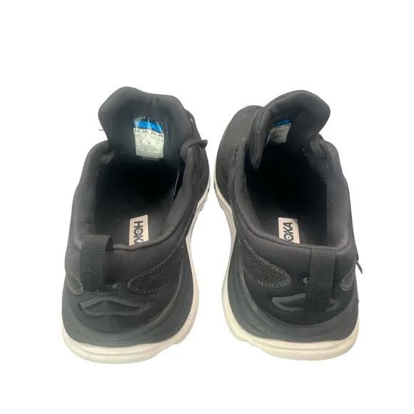 Hoka One One Women’s Gaviota 5 Running Shoes Black White Size 8.5B 1134235