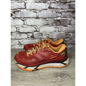 Hoka One Vibram Mafate Speed 2 Red Synthetic Running Shoes Men 9.5M US/43 1/3EU