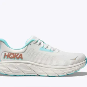 Hoka Women's Arahi 7 White and Blue Running Shoes Size 10B Brand New