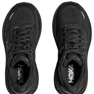 HOKA Women's Bondi 9 Running Shoes Color Black/Black